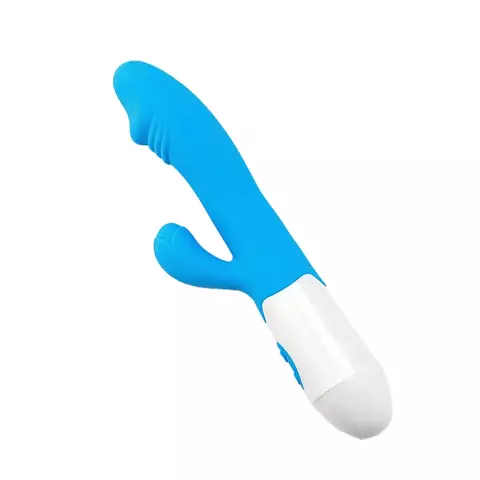 Vibrador com Estimulador de Clitóris - Recarregável- Cor Rosa