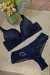 Conjunto com Bojo em Renda Plus Size Preto - comprar online