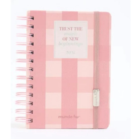 AGENDA DIARIA A5 2026, PINK, FW - comprar online
