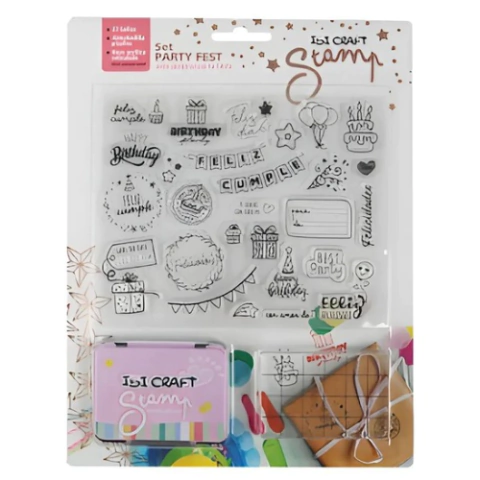 SET PARTY FEST, SELLO STAMP, IBI CRAFT - comprar online