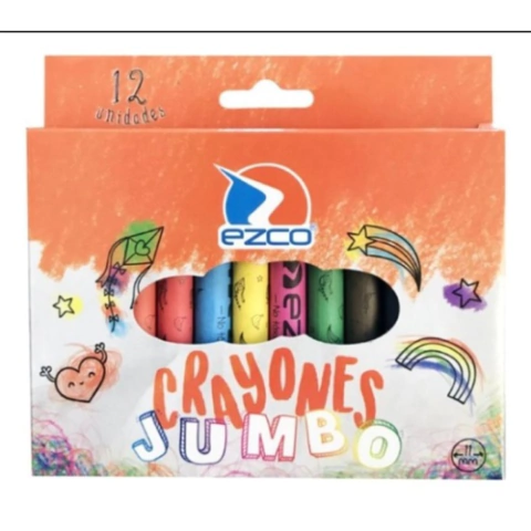 CRAYONES JUMBO EZCO X 12