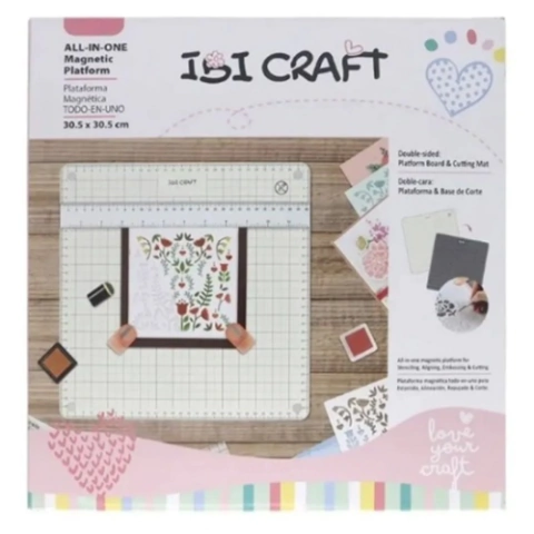 BASE DE GOMA PARA CORTE MAGNETICA 30 X 30 CM IBI CRAFT - comprar online