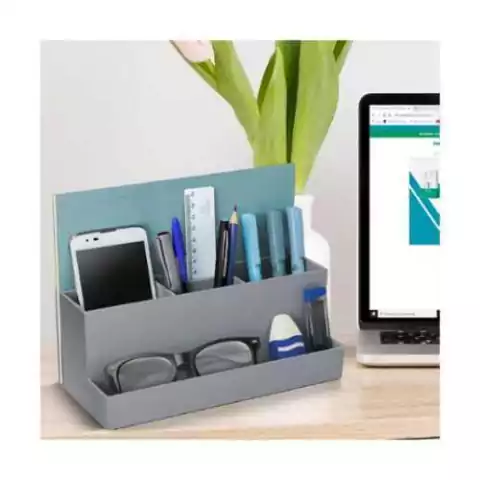 ORGANIZADOR DE ESCRITORIO MULTIFUNCIONAL NEGRO - comprar online