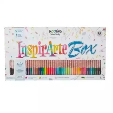LÁPICES MOOVING INSPIRATE BOX X 40 PIEZAS - ARTÍSTICO - comprar online