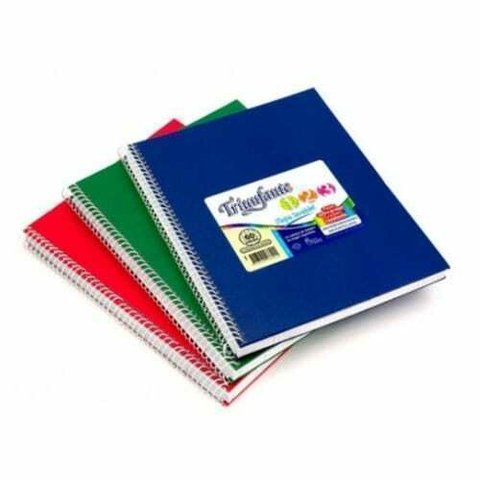 CUADERNO A4 TAPA DURA X 96 HOJAS AZUL