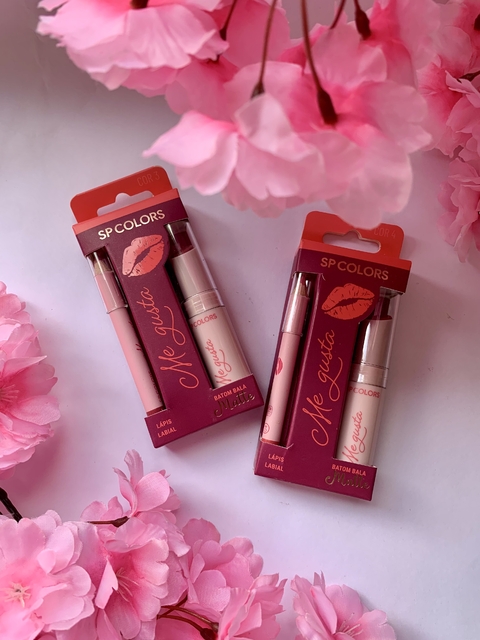 Kit labial Lápis+Batom bala Sp Colors