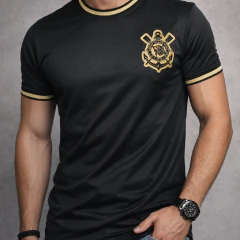 Camiseta Masculina Corinthians Oficial Licenciada Gola Careca