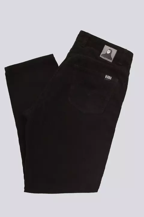 Pantalon Corderoy Negro - comprar online