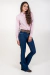 CAMISA CLASSIC LISTRADA ROSA - comprar online