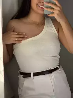 Regata Céu Solo - Off White - Ceu Estrelado Pijamas