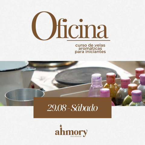 29.08 - Curso de Velas Aromátivas para Iniciantes
