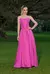 Vestido Longo Tomara que Caia em Tafeta Orquídea - comprar online