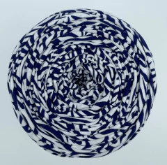 ✨ Trapillo Estampado Cebra Azul Rey ✨