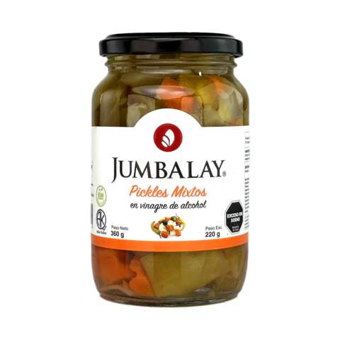 PICKLES MIXTOS EN VINAGRE DE ALCOHOL 360 GR. - comprar online