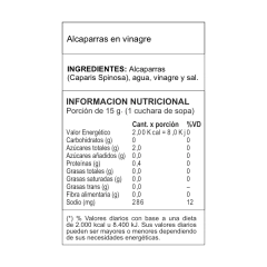 ALCAPARRAS EN VINAGRE 100 GR. en internet