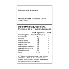 MERMELADA DE ARÁNDANOS 450 gr. - Jumbalay