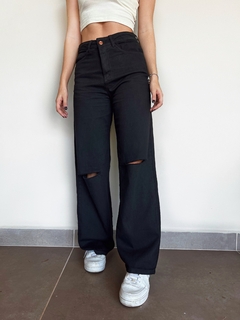 Calça Wide Black Destroyed - loja online