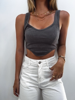 Cropped Jaque Chumbo - comprar online