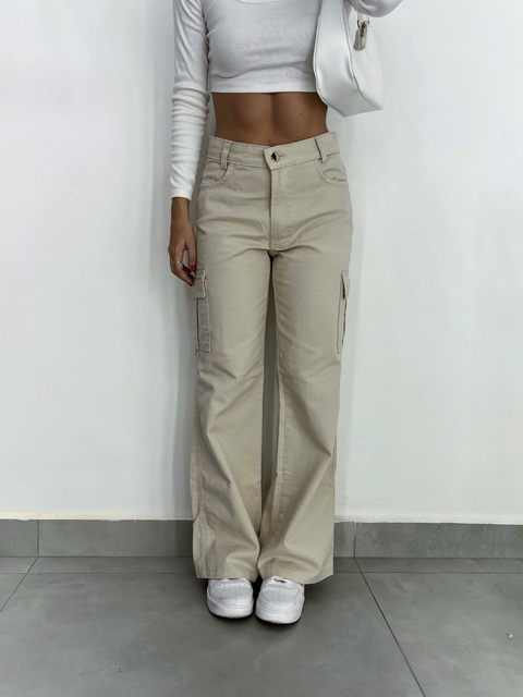 Calça Cargo Areia - comprar online
