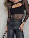 Body Tule Lana Preto - comprar online