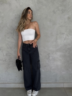 Calça Cargo Black Hailey - Leone Clothing Store