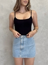 Cropped Regata Corselet Preto - comprar online