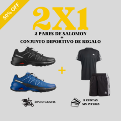 2X1 EN ZAPATILLAS SALOMON + CONJUNTO DEPORTIVO DE REGALO - comprar online