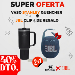 VASO QUENCHER STANLEY + PARLANTE JBL CLIP 5 DE REGALO - comprar online