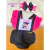 romper bebe menina temático mesversario poderosa chefinha - Tilinhos Baby