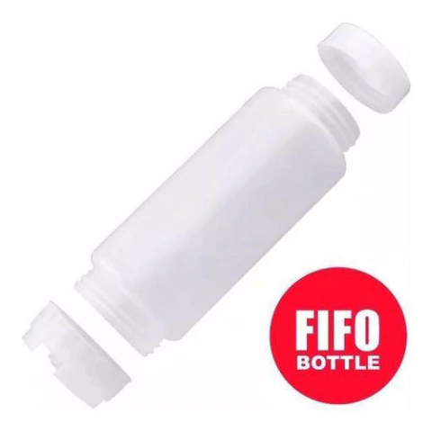 Bisnaga Fifo 473 Ml Molhos E Caldas Válvula Amarela