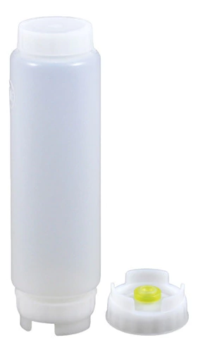 Bisnaga Fifo 473 Ml Molhos E Caldas Válvula Amarela