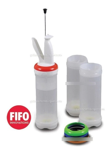 Kit Dosador De Molhos 710ml (original) Portion Pal Fifo