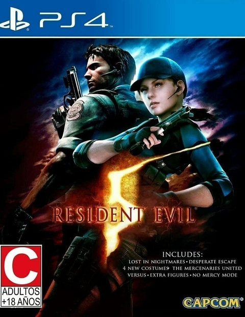 Resident Evil 5 Ps4 Seminovo