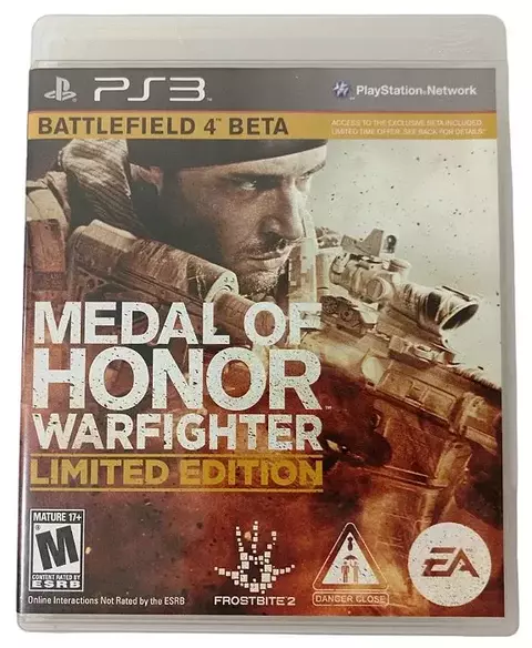Medal of Honor Warfighter Limited Edition PS3 Seminovo