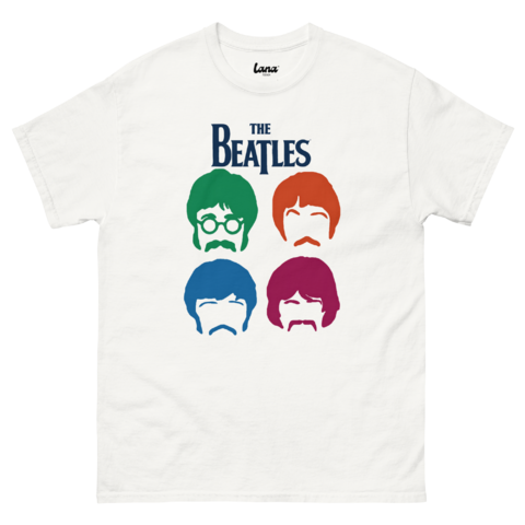 Camiseta The Beatles Siluetas de Colores | Colección The Beatles - comprar en línea