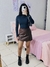 Shorts saia couro - comprar online