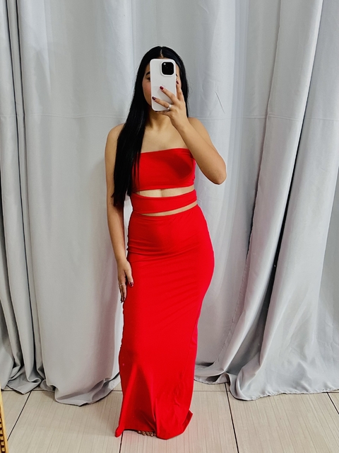 Vestido Verano Vermelho