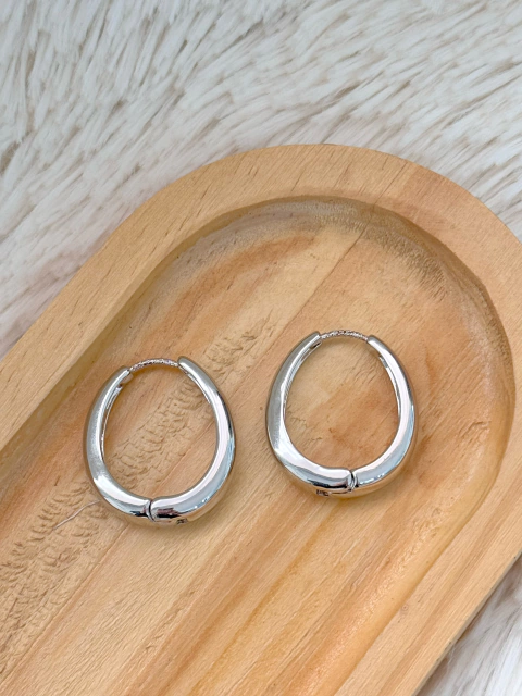 Aro de fiesta plateado 94 - comprar online