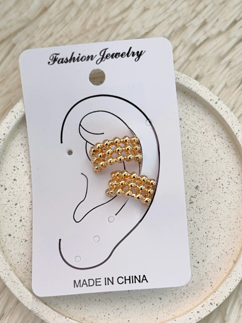 Set de aros de fiesta dorado 13 - comprar online