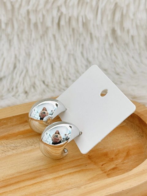 Aro de fiesta plateado 62 - comprar online