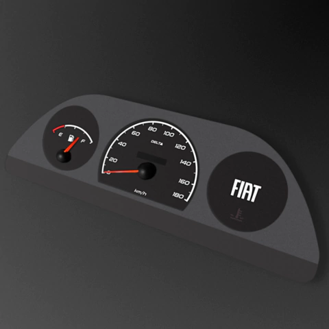 Acetato Painel de Instrumentos - Fiat Uno - Modelo LINHA CONTÍNUA - comprar online