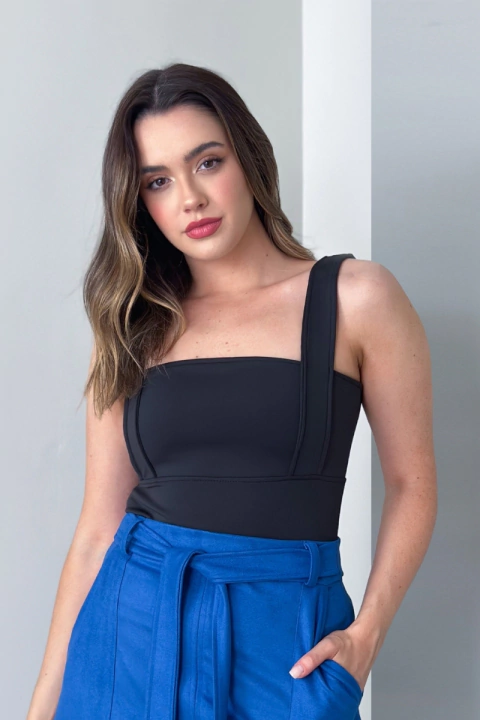 Regata Positano Malha Preto - comprar online