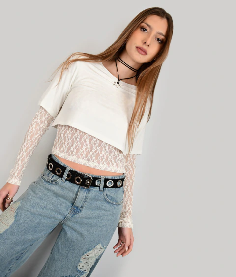 REMERA COMBI