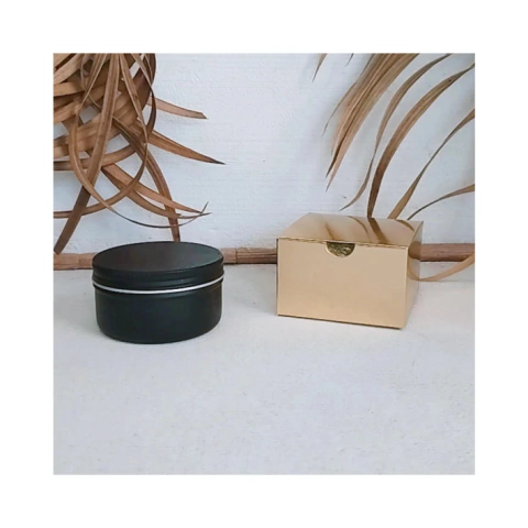 Caixa Lata 90g Dourada - comprar online