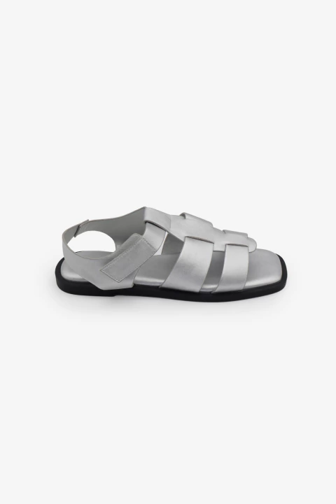 Sandalias Grecia Plata
