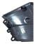 Cacha De Tanque Inferior Izquierda Negra Ktm Duke 200 Bs4
