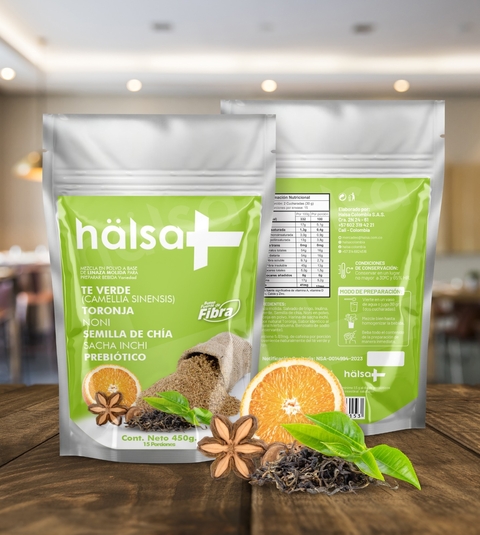 Fibra te verde 450gr halsa