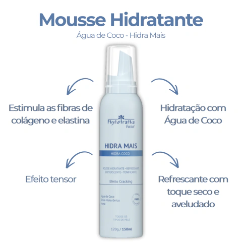 Mousse Hidratante - Água de Coco 150ml