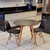 Mesa de Madeira Redonda de 80cm Preta -Dina - loja online