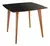 Mesa Quadrada Especial 100x100cm Preta - Dina na internet
